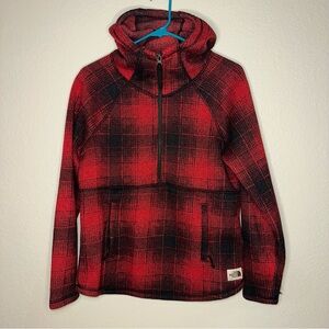 The North Face Plaid Printed Crescent Pullover